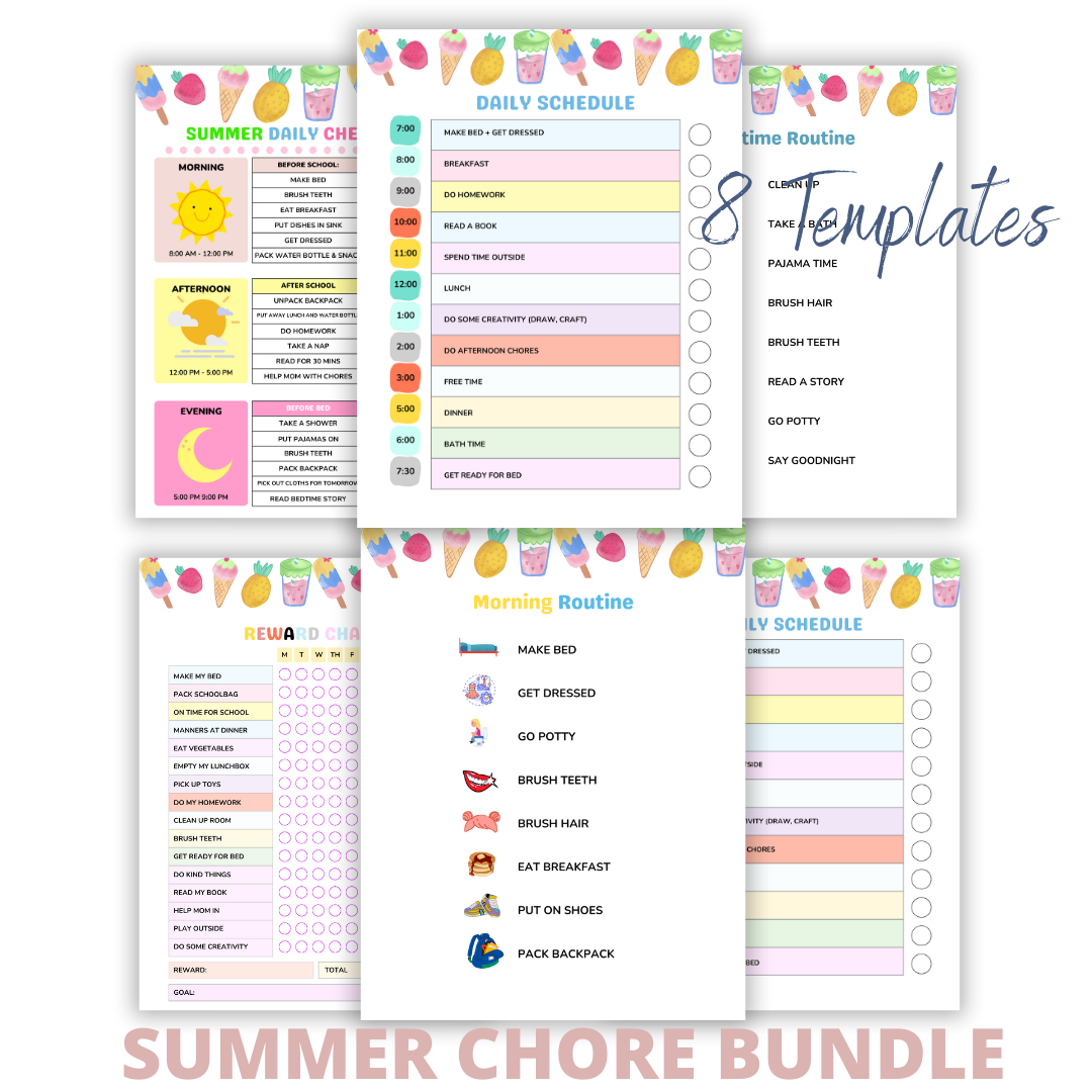 Editable Summer Bundle